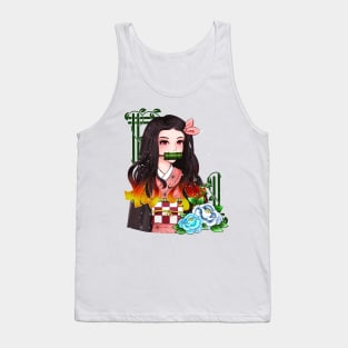 Nezuko Tank Top